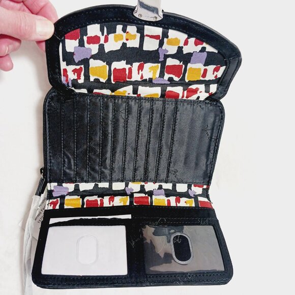 NWT Vera Bradley Ultimate Wristlet Wallet - Painted Feathers (Retired) Versatile - Picture 11 of 15